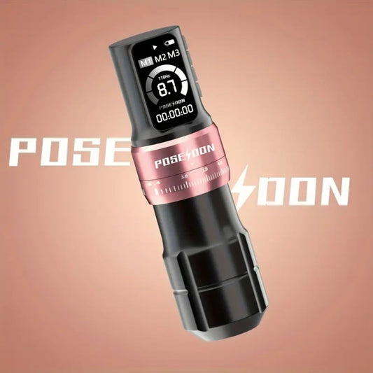 POSEIDON Complete Tattoo Kit – Profesjonalny Zestaw do Tatuażu Wireless
