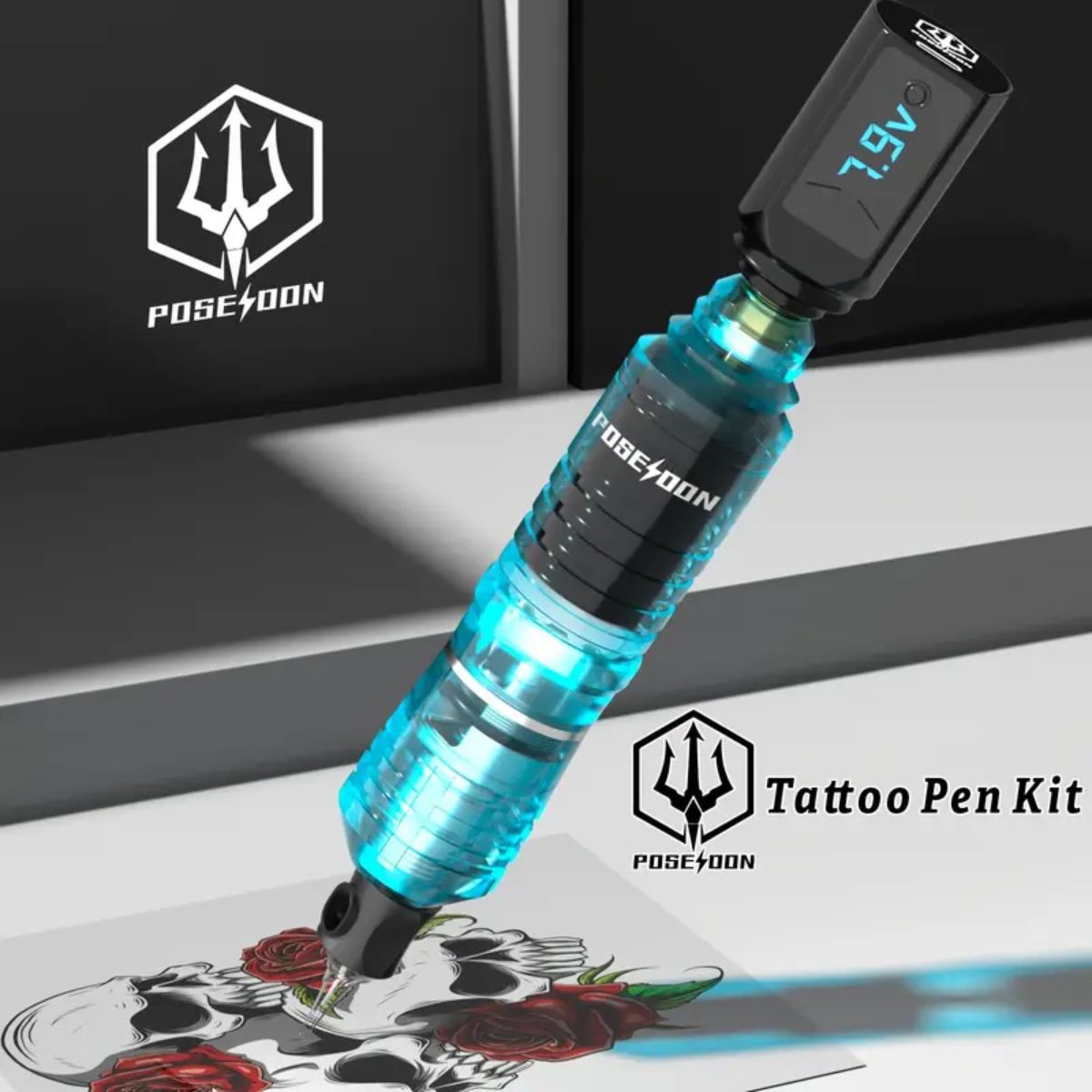 Tattoo Kit POSEIDON – kompletny zestaw dla prawdziwych pasjonatów tatuażu!