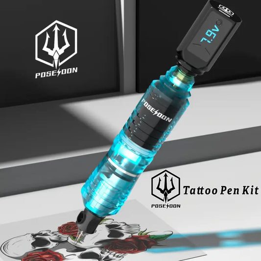 Tattoo Kit POSEIDON – kompletny zestaw dla prawdziwych pasjonatów tatuażu!