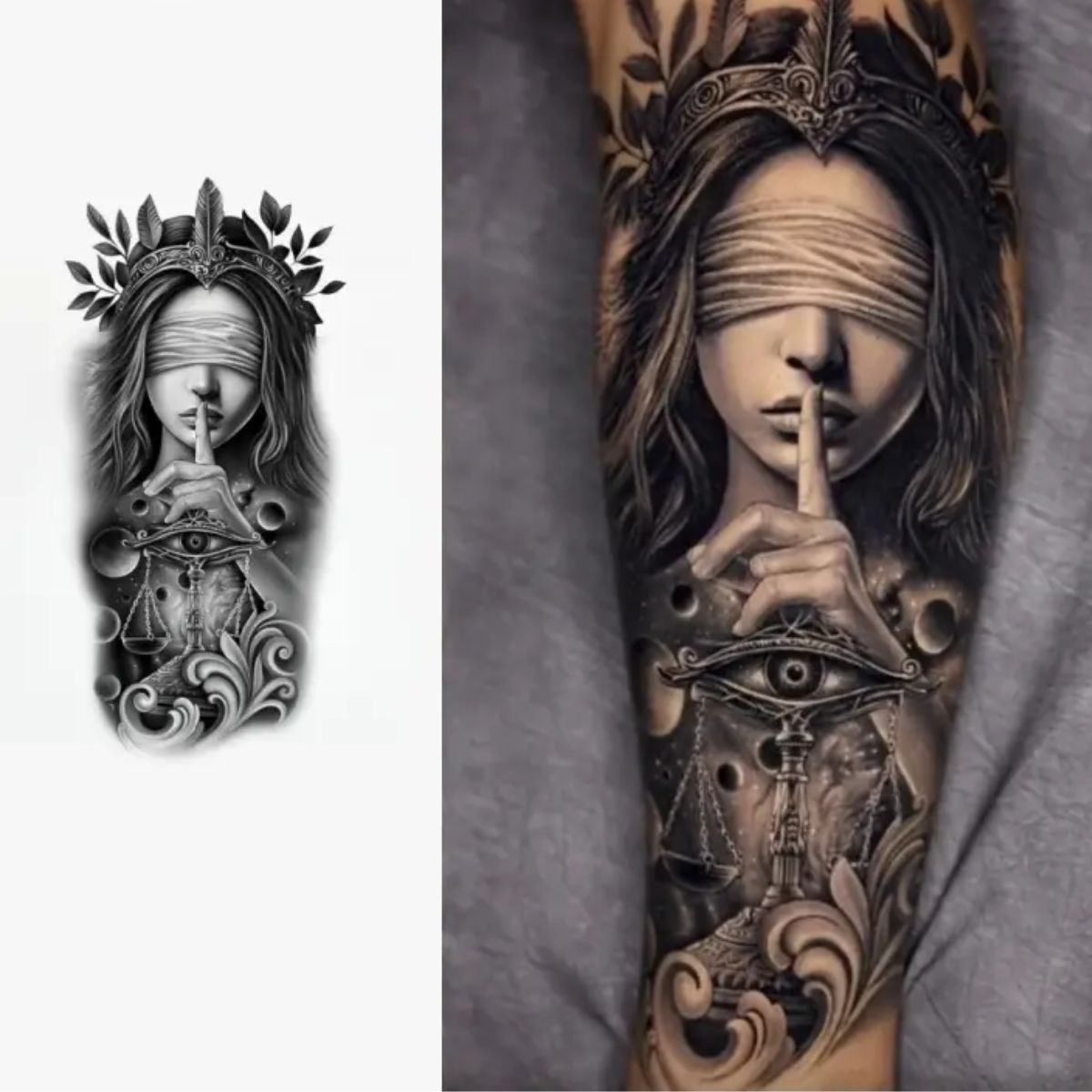 Nordic Medusa – Tatuaż z Mitologii Greckiej i Nordyckiej